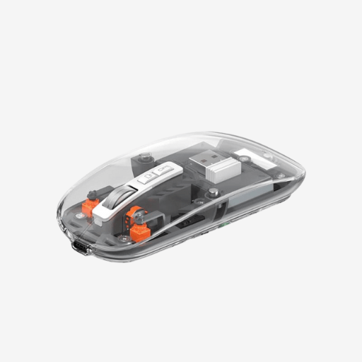 WIWU Crystal Transparent Wireless Mouse (1) WiWU WM105 Crystal Transparent Magnetic Wireless Mouse - Image 1
